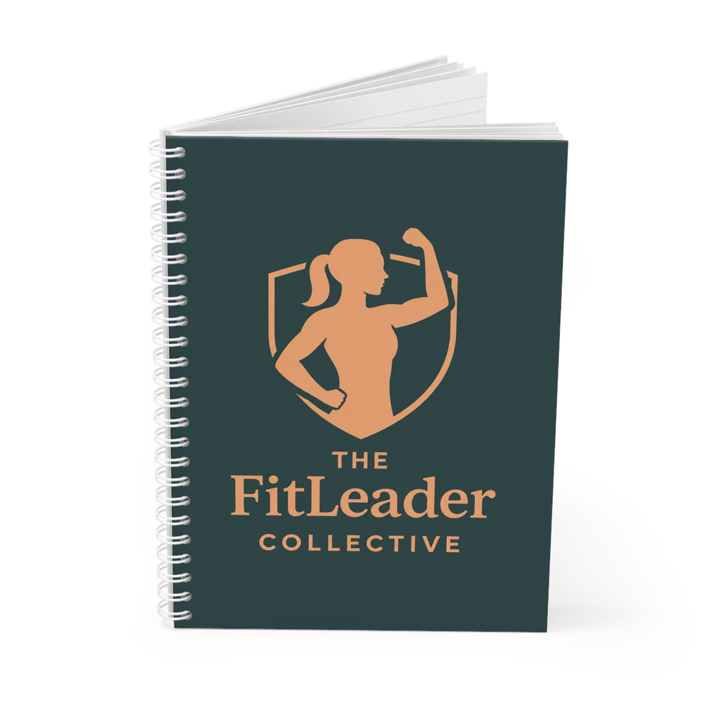 FitLeader Collective Spiral Notebook — Fitness Journal & Workout Planner