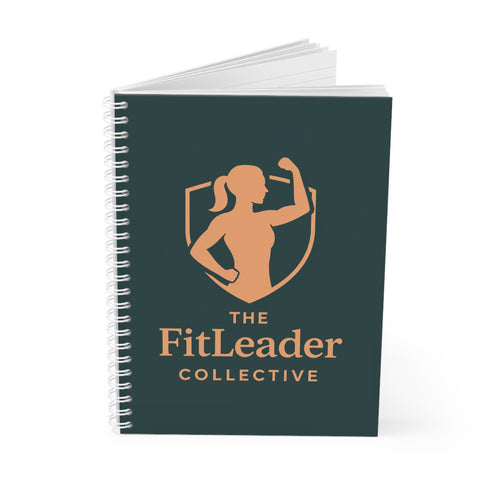 FitLeader Collective Spiral Notebook — Fitness Journal & Workout Planner