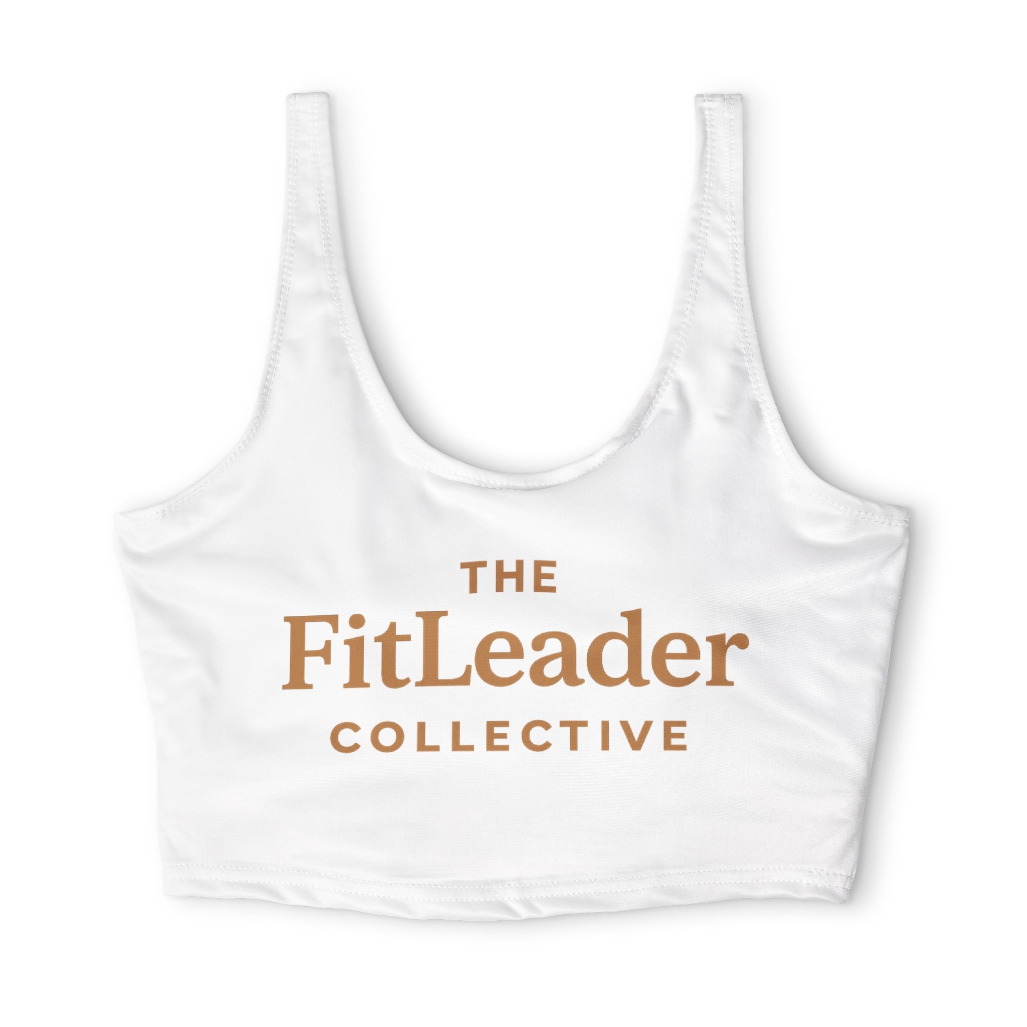 FitLeader Collective Women's Performance Sports Bra — Lightweight Polyester Athletic Crop Top