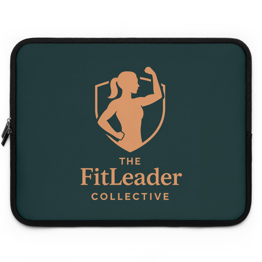 FitLeader Collective Laptop Sleeve — Protective Feminine Fitness Logo Sleeve