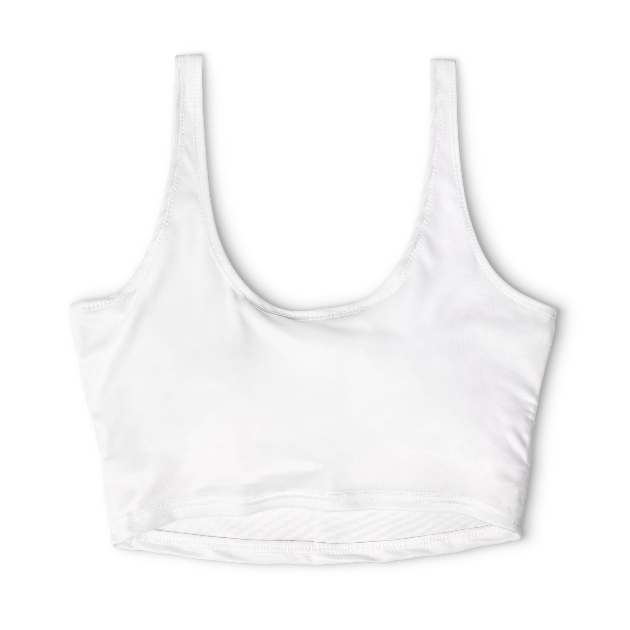 FitLeader Collective Women's Performance Sports Bra — Lightweight Polyester Athletic Crop Top