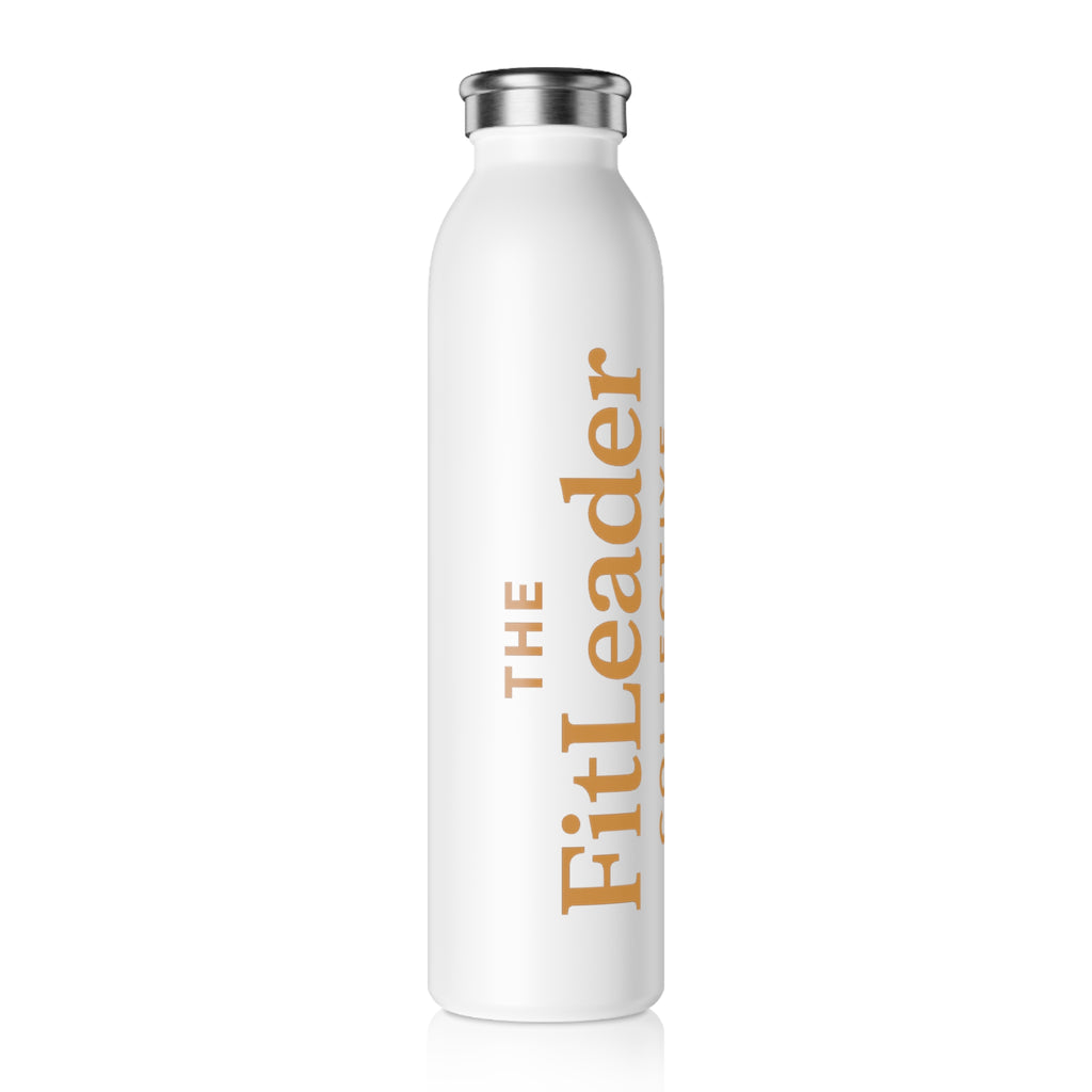 Slim Water Bottle — The FitLeader Motivational Stainless Steel Bottle