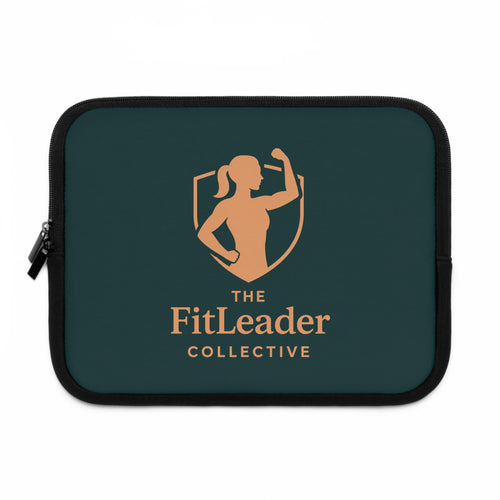 FitLeader Collective Laptop Sleeve — Protective Feminine Fitness Logo Sleeve