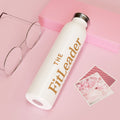 Slim Water Bottle — The FitLeader Motivational Stainless Steel Bottle