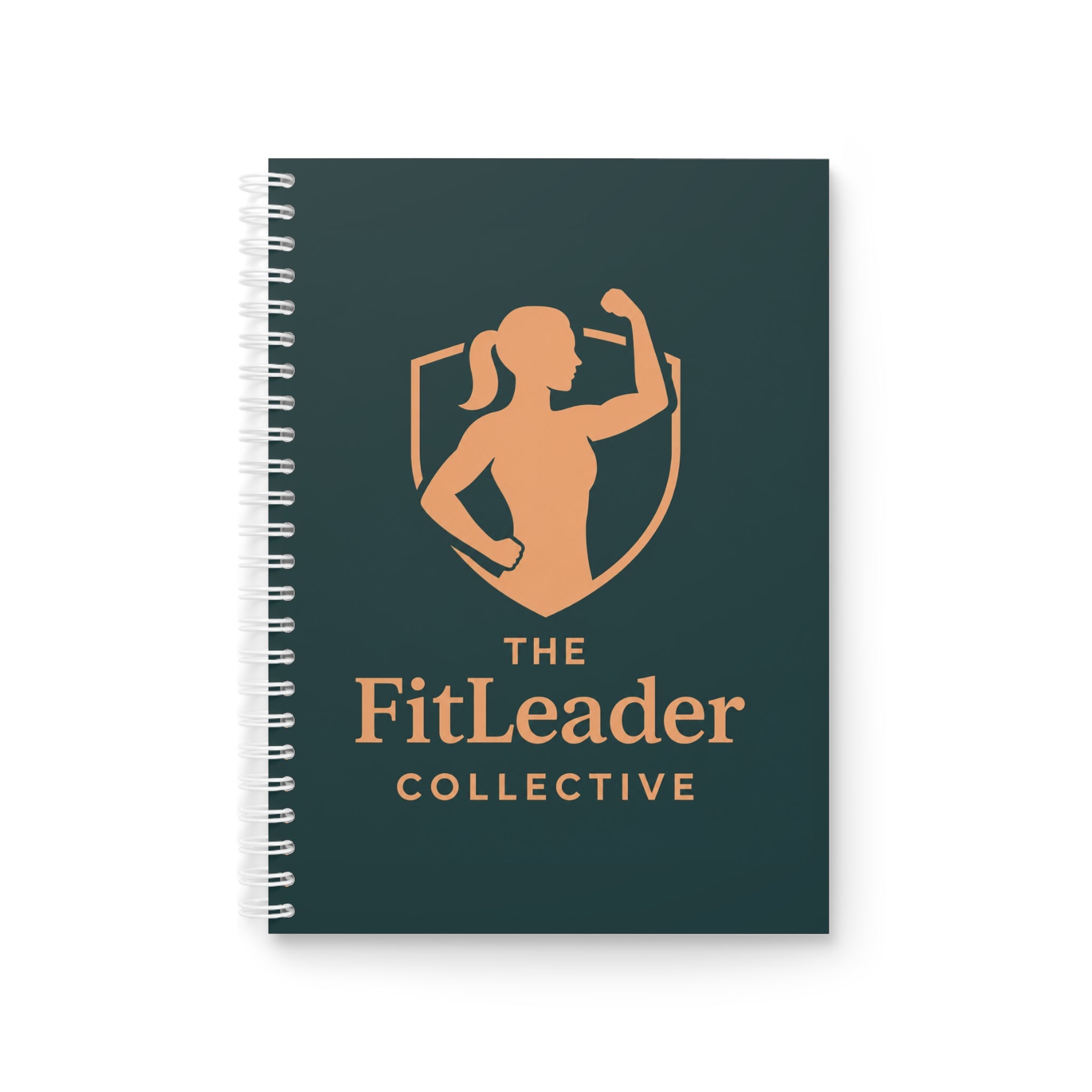 FitLeader Collective Spiral Notebook — Fitness Journal & Workout Planner
